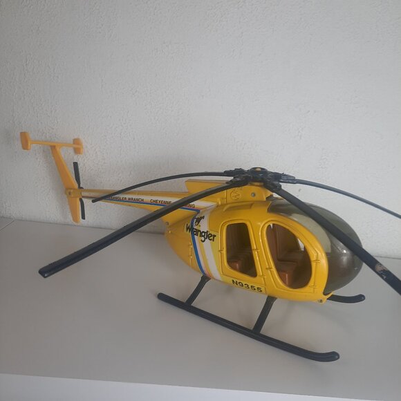 Vintage Hughes ERTL wrangler Wranch Cheyenne Wyoming Helicopter *FLAW - Picture 1 of 7